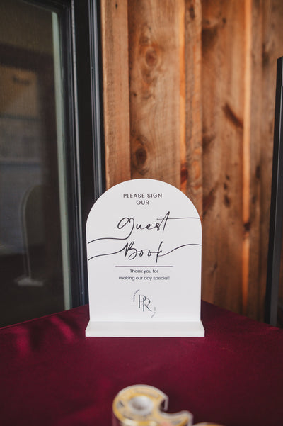 Guest Book Sign (Acrylic)