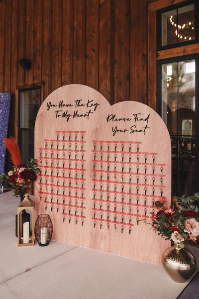 Seating Chart & Welcome Sign (PVC & Acrylic Premium Material)